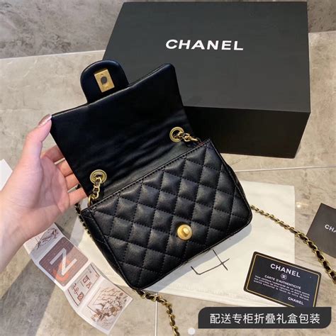 chanel a35200 y04059 94305|Mini classic handbag, Lambskin & gold.